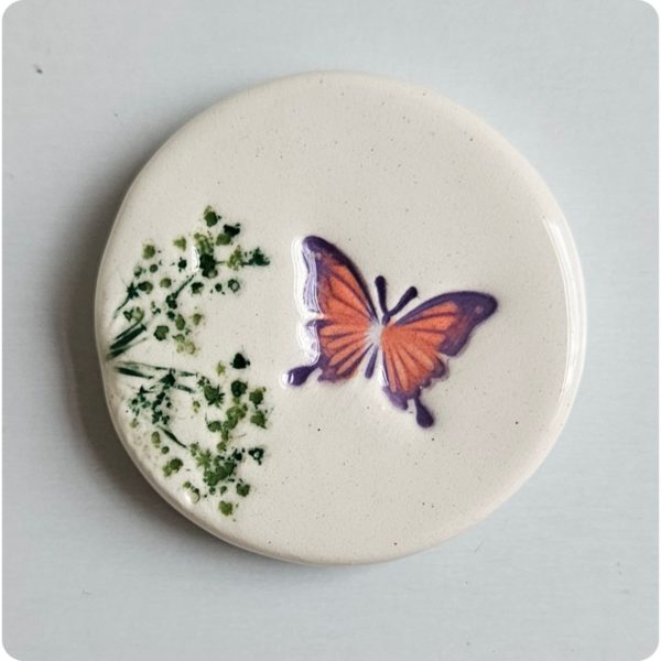 Magnet Papillon rose